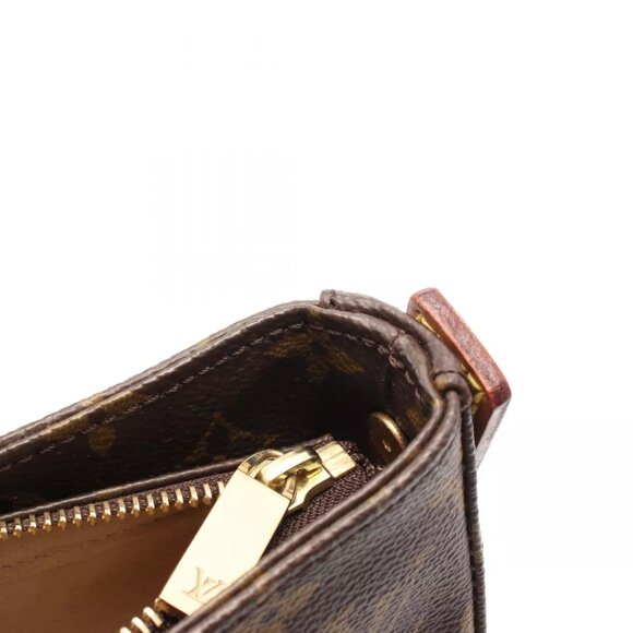 LOUIS VUITTON Looping GM Shoulder Bag M51145 Monogram canvas Brown Used Women LV - Picture 3 of 12